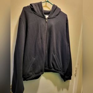 Smash and Tess Ava Cropped Hoodie- Black